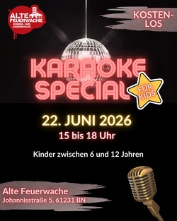 Sing dein Song - Karaoke Special im KidsTreff