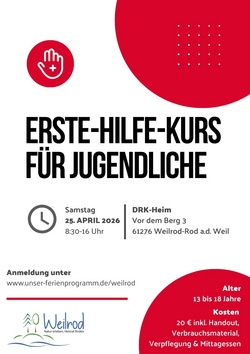 Erste-Hilfe-Kurs f&uuml;r Jugendliche