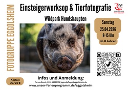 Einsteigerworkshop im Wildpark Hundshaupten