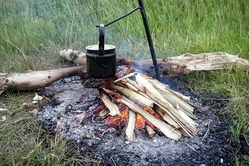 Abenteuerkochen mit Lagerfeuer
