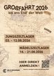 Zeltlager f&uuml;r Jungs