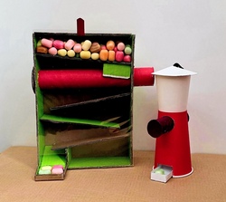 DIY -  Kaugummiautomat aus Karton - 5,00 &euro;