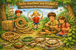 Seile machen wie fr&uuml;her &ndash; ein Abenteuer f&uuml;r kleine Entdecker!