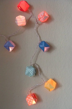 Bunte Lichterkette