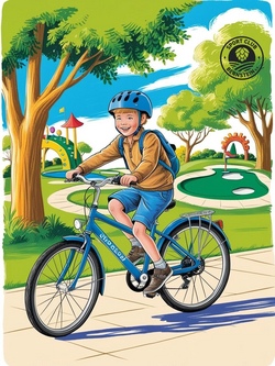 Radtour zum Minigolf nach Schwetzingen