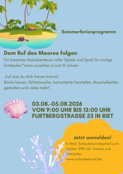 Dem Ruf des Meeres folgen - ein kreatives Inselabenteuer voller Spiel & Spa&szlig; f&uuml;r Grundschulkinder