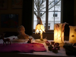 Wir filzen Lampen