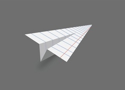 Papierflieger basteln