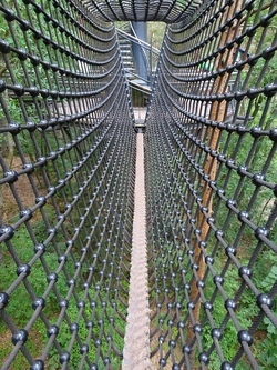 Ausflug in den Hochseilgarten