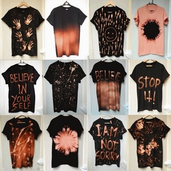 T - Shirts gestalten mit Bleiche