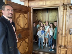 Zu Besuch bei B&uuml;rgermeister Rainer Magenreuter