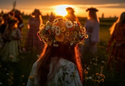 Kleiner Haarkranz aus Bl&uuml;ten