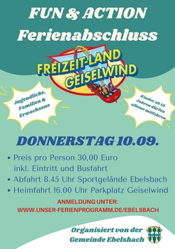 Ferienabschluss Geiselwind