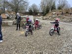 Trial-Schnupperkurs mit Kindermotorrad