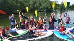Stand-Up-Paddling auf der Enz