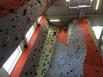 Klettern im Kletterzentrum Freising vormittags - 10.9.