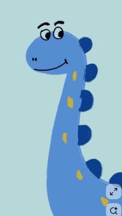 Malkurs Frecher Dino