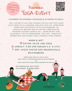 Familien Yoga Picknick