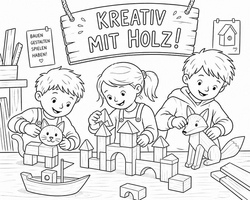 Kreativ mit Holz