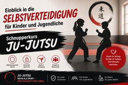 Einblick in die Selbstverteidigung f&uuml;r Kinder und Jugendliche - Schnupperkurs Ju-Jutsu