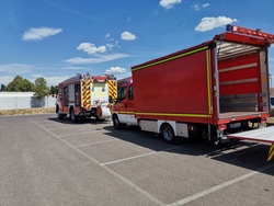 Wasserspiele mit der Feuerwehr Eisenbach 