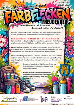Street-Art-Projekt: Farbflecken 2026