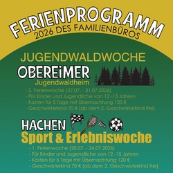 Sport und Erlebniswoche Hachen - f&uuml;r Jungen