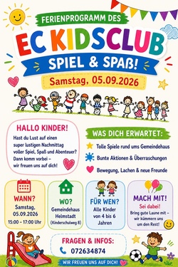 EC Kidsclub Spiel und Spass rund ums Gemeindehaus