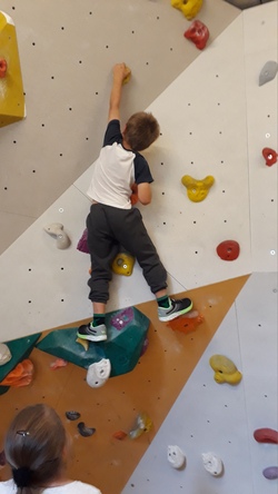 Klettern und Bouldern im Kraxlstadl