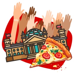 So geht Demokratie!  Politik, Planspiel & Pizzaessen &ndash; gemeinsam mit B&uuml;rgermeister Marlo Kratzke
