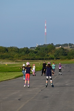 Inlineskating auf dem Flugplatz - ohne Anmeldung