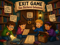 Gefangen in der Welt der B&uuml;cher - Exit Game in der B&uuml;cherei
