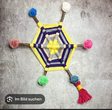 Basteln mit Wolle, Bunte K&ouml;rbchen und H&auml;nger