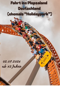 Fahrt ins Plopsaland Deutschland (ehemals Holidaypark Ha&szlig;loch)