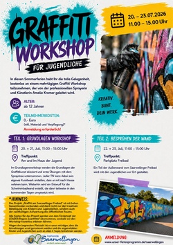 Grafitti Workshop f&uuml;r Jugendliche