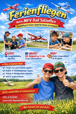 Schnupperkurs Modellfliegen