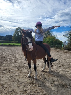 Ponytag mit 1 Reitstunde 