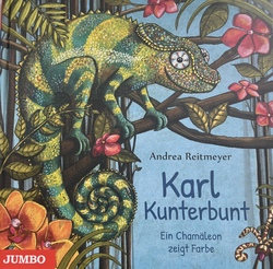 "Karl Kunterbunt" - wir malen ein Cham&auml;leon auf Leinwand