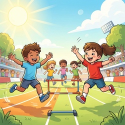 Mini Kinderolympiade - mit Spielen von fr&uuml;her!