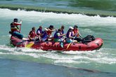 Schlauchboottour auf der Leine 