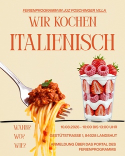 Wir kochen italienisch