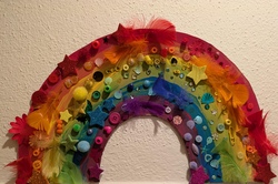 Wir basteln einen Regenbogen