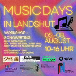 Music Days f&uuml;r M&auml;dchen - Songwriting