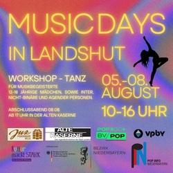 Music Days f&uuml;r M&auml;dchen - Tanz