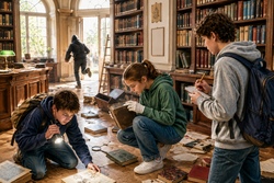 Escape Game. Diebstahl in der Stadtbibliothek