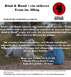 Kind & Hund - ein sicheres Team im Alltag