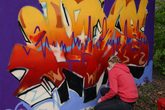 Graffiti trifft Acrylmalerei