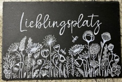 Schiefertafeln getsalten