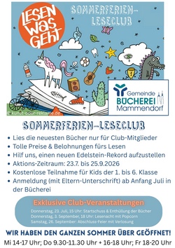 Sommerferien-Leseclub