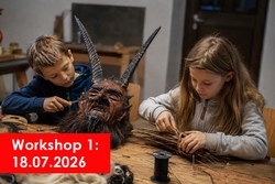 Krampus-Maskenwerkstatt & Rutenspa&szlig; / Workshop 1
